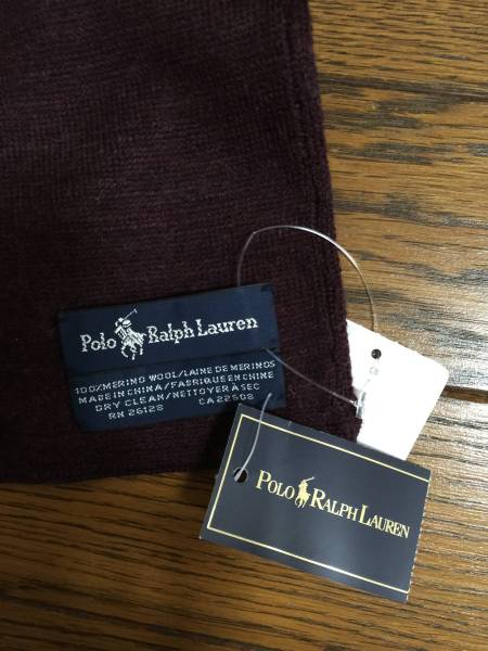 新品＊Ralph Lauren ラルフローレン　ビッグポニーマフラー★B