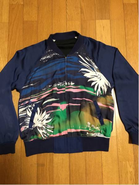 ローズバッド両面ブルゾン-花柄スカジャンヒスrosebudアローズ