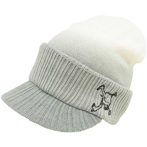 新品タグ付 オークリー スカルグラデショーンビーニー グレー