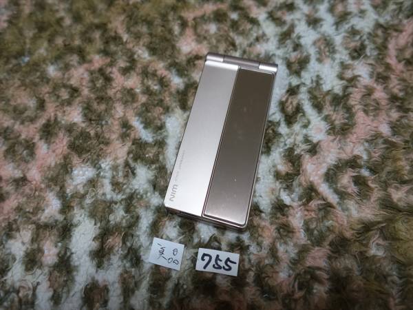 中古美品 au W62P ゴールド Panasonic ロッククリア済