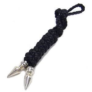 クロムハーツ革紐レザーブレードスパイク新品