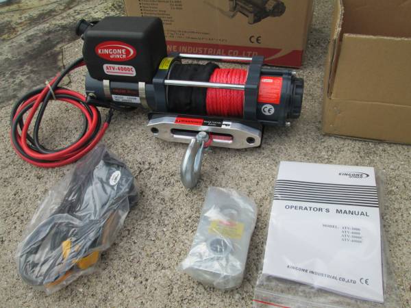 キングワン　ウインチ　ジムニーサイズ　12V　送料無料　未使用