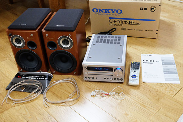 オンキヨー ONKYO CR-D1 LTD レシーバー スピーカーおまけ
