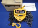 1円開始 未使用 KITO チェーンブロック M3-384 0.5t