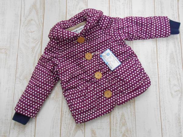 120新品RD●コート女の子◆定価8900円★ダウン防寒着ジャケット