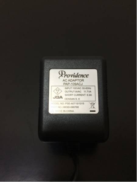 ☆Providence PAP-109ACJ☆PEC-2用ACアダプター(エフェクター)｜売買