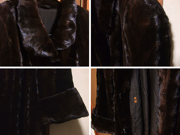 ミンク 高級 ファーコート ロングコート - 毛皮 ファッション ミンク