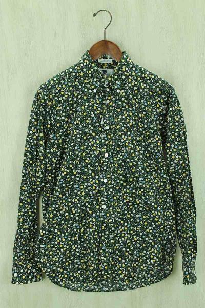 Engineered Garments◆長袖シャツ/S/コットン/GRN/花柄