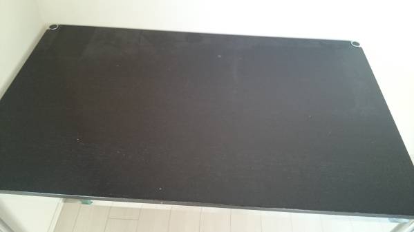ハラー テーブル 黒 125×75×75 中古品_2
