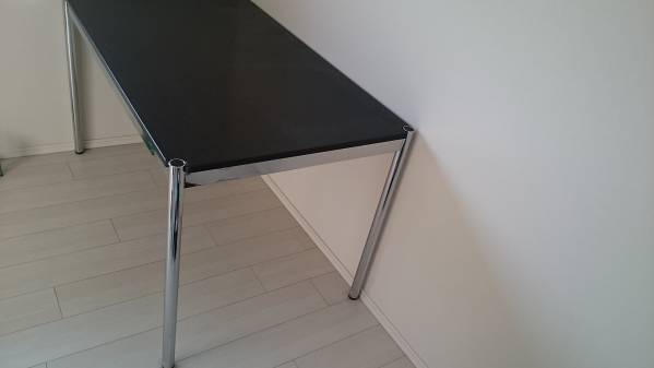 ハラー テーブル 黒 125×75×75 中古品_3