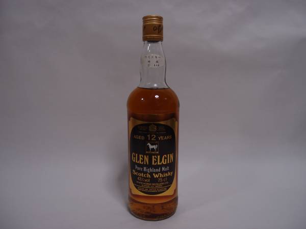 GLEN ELGIN グレンエルギン 12年 旧ボトル 750ml 未開栓古酒で内容量