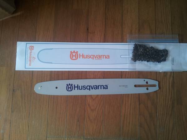 ハスクバーナ１３５ｅ純正１４インチガイドバー＆ソーチェーン