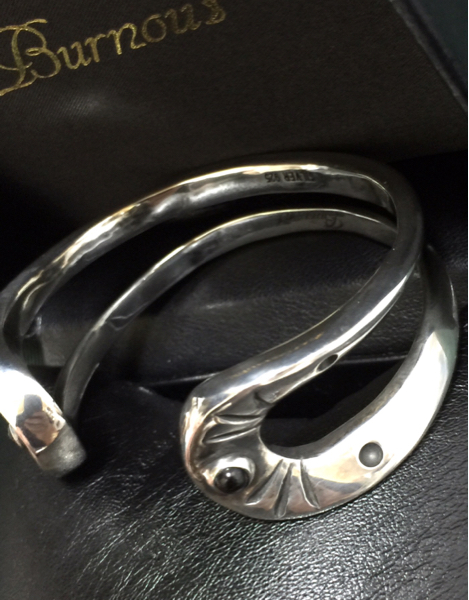 定価11万 美品 バーンアウト burnout バングル オニキス ヤフミ Acne