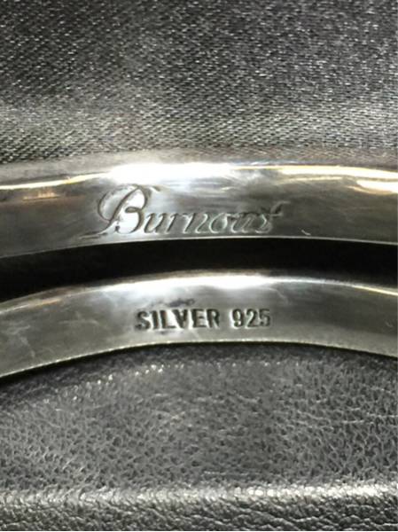 定価11万 美品 バーンアウト burnout バングル オニキス ヤフミ Acne