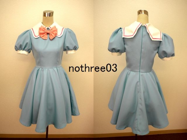 メイドカフェ店制服　メイド服 　刺繍ロゴ入り