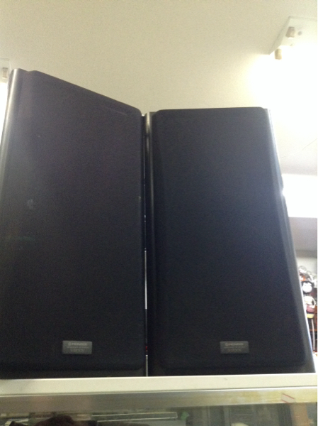 高級希少高性能品Pioneer S-J700V-LR 3連スピーカー ブラック(一般