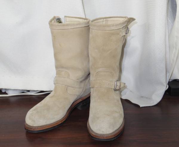 美品!PT83chippewaチペワ スウェードエンジニアブーツUS8