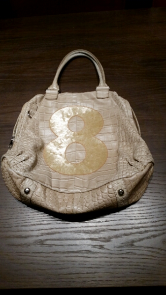 美品★ mutaムータ★　クロコ型押しバック