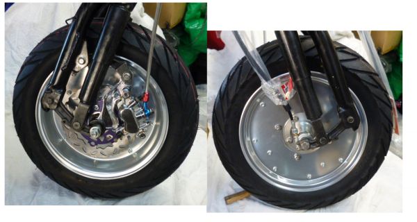 キャノピーフロントディスク&アルミ＆メッキ２P ウエーブ 最終品