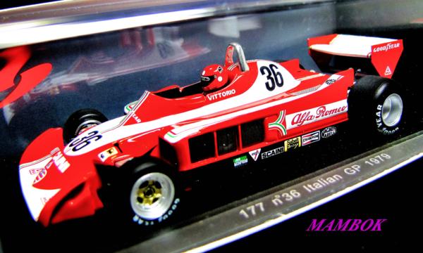 【Ma】SP☆1/43 アルファロメオ177#36イタリアGP'79 VittorioBra