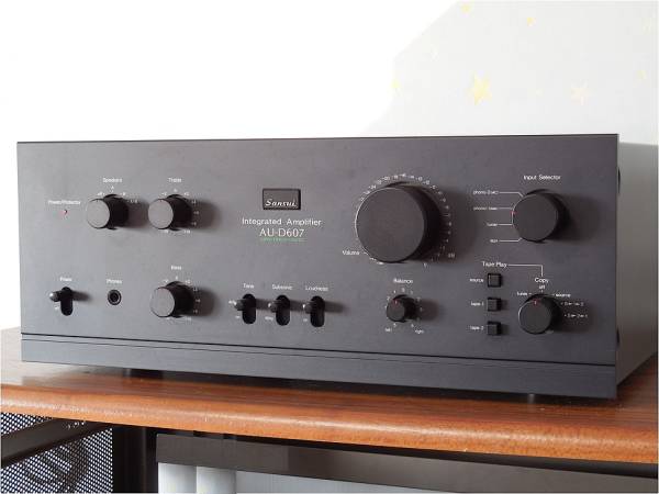 SANSUI プリメインアンプ AU-D607 整備済 動作良好 1円スタート