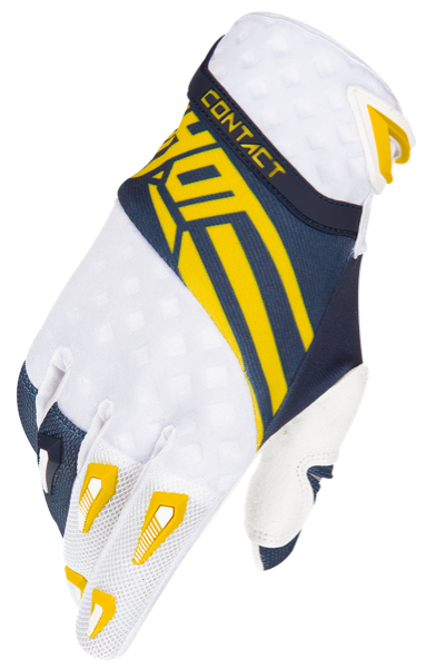 SHOT 2016新作 CONTACT レースウエイグローブ イエローブルー