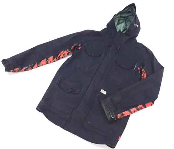 中古◆ダブルタップス ゴアテックス ジップアップブルゾン 黒