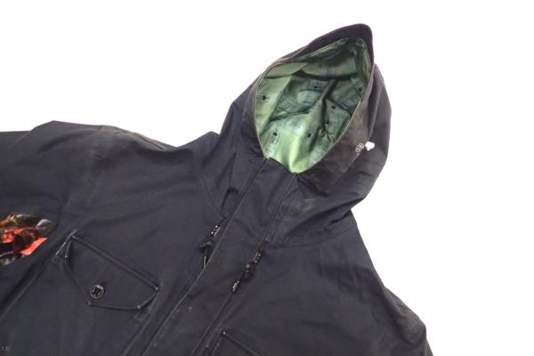 中古◆ダブルタップス ゴアテックス ジップアップブルゾン 黒