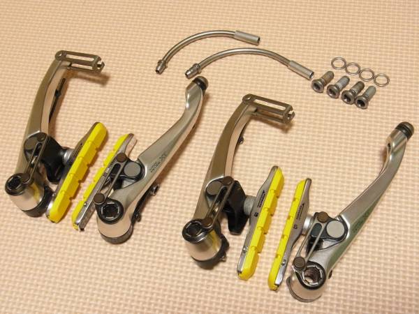 ▽シマノ XT BR-M739 Vブレーキ前後セット shimano パーツ 自転車