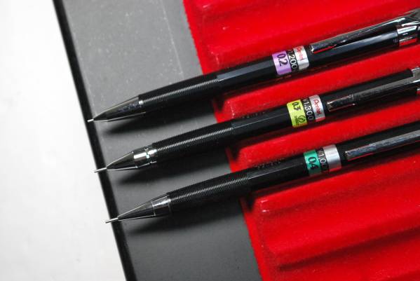 291) PENTEL 製図用シャープ　 0.2PG2 0.3PMG 0.4PG4 (1)