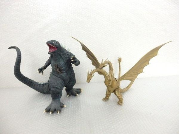 ボークス・メカキングギドラ　レジンキット塗装済完成ジャンク品★翼、尾びれなし ジャンク レジン？，フィギュア ゴジラ，キングギドラ [梱0.3