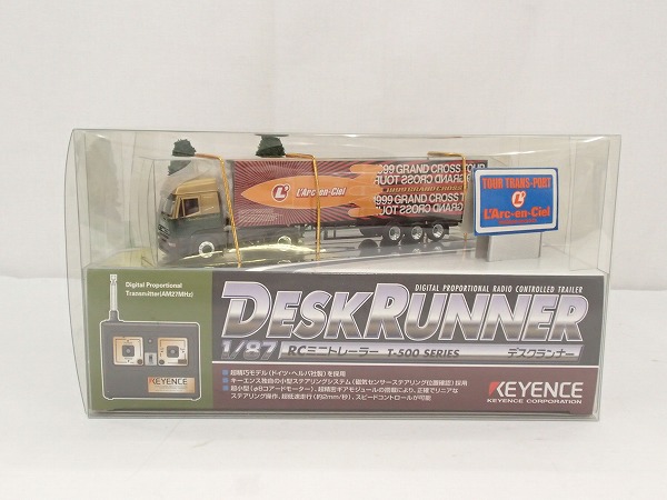 【ジャンク】キーエンス 1/87 RC ミニトレーラー デスクランナー 2000 1⁄87 キーエンス RC ミニトレーラー デスクランナー2000 RCミニ