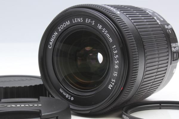 【美品 即決】Canon EF-S18-55mm F3.5-5.6 IS STM フィルター付