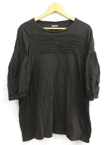 キャピタル kapital カットソー Tシャツ 七分袖 茶 1