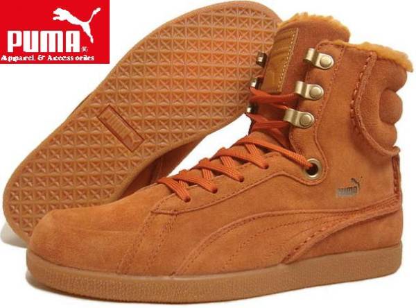 [新品23.5cm]PUMA ファーストラウンドブーツ(355082-05)天然皮革