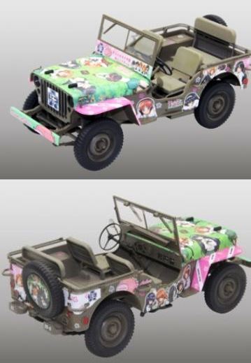 ガールズ＆パンツァー　アメリカ陸軍 1/4t 　4x4トラック★