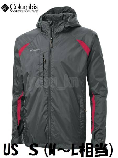 Columbia★ナイロンジャケット US S(M～L)★灰 マウンテンパーカ