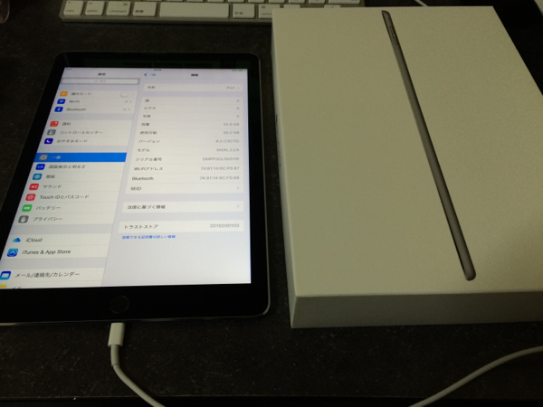 Apple iPad Air2 Wi-Fi 64GB スペースグレイ 美品