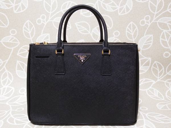 プラダ PRADA 鞄 レザー ハンド バッグ 状態10中7♪