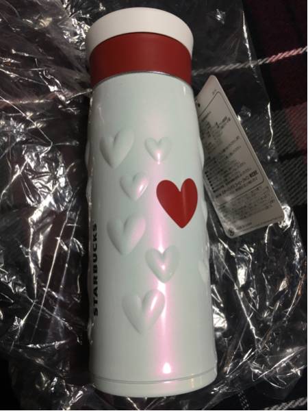 スタバ バレンタイン 2015 ハート ステンレスボトル ドリチケ付