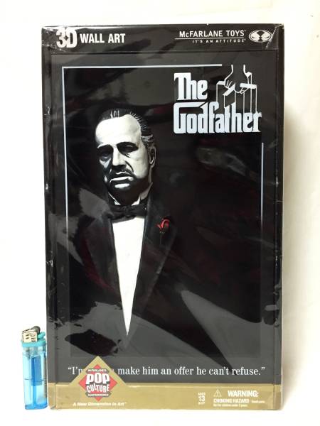 The 3D Godfather - : ゴッドファーザー Movie Poster Wall McFarlane 