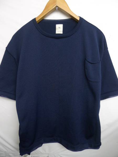 ◆ kics document レイヤード ポケ付 ニットBIG Tシャツ5美品