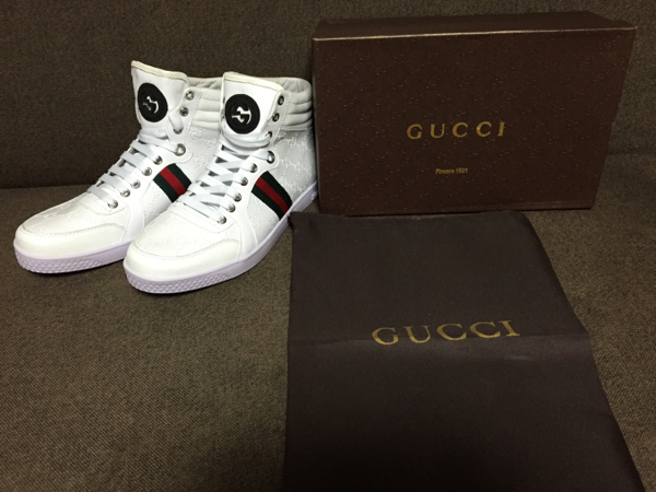 GUCCI グッチ ハイカットスニーカー GG柄 ハイカット スニーカー 