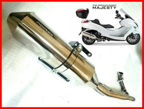 マジェスティ250/4D9【PRUNUSプラナス/サクラ工業】最新マフラー