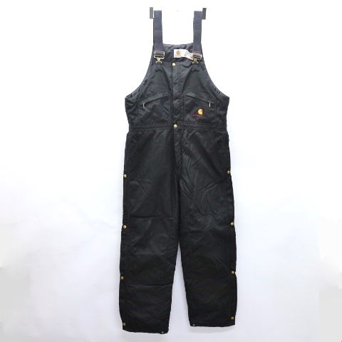 carhartt カーハート ダックオーバーオール 黒 (38×32) B2882 G118