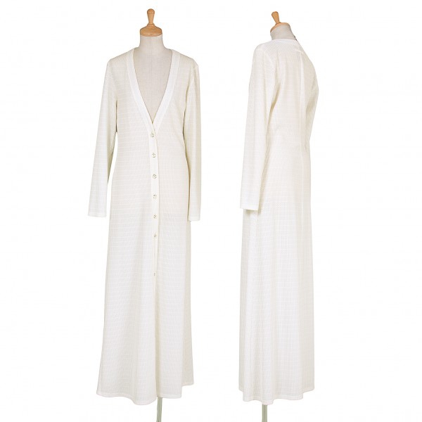 ジャンポールゴルチエクラシック カーディガンワンピ 白4