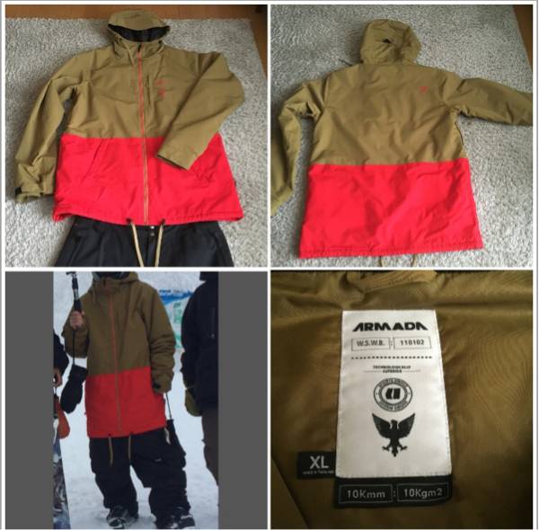14-15モデル アルマダ スキーウェア 上下セット XL ARMADA