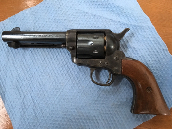 六研 コルトSAA 45ブルーイングケースハードン