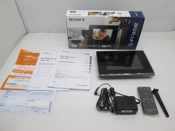 C2328☆SONY 7型デジタルフォトフレーム ブラック DPF-D720 美品
