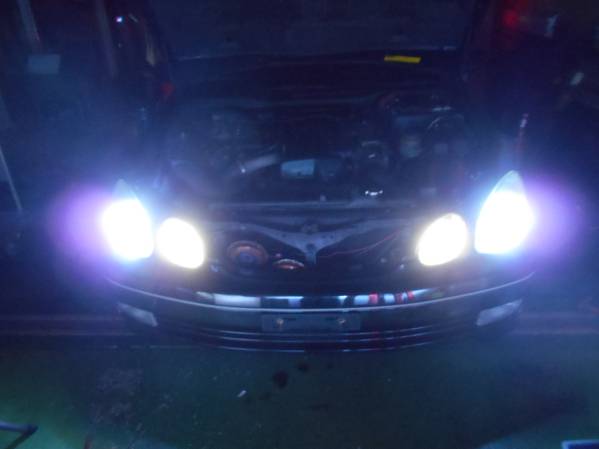 JZS161 アリスト後期 社外 バルカンヘッドライト キセノン程度良